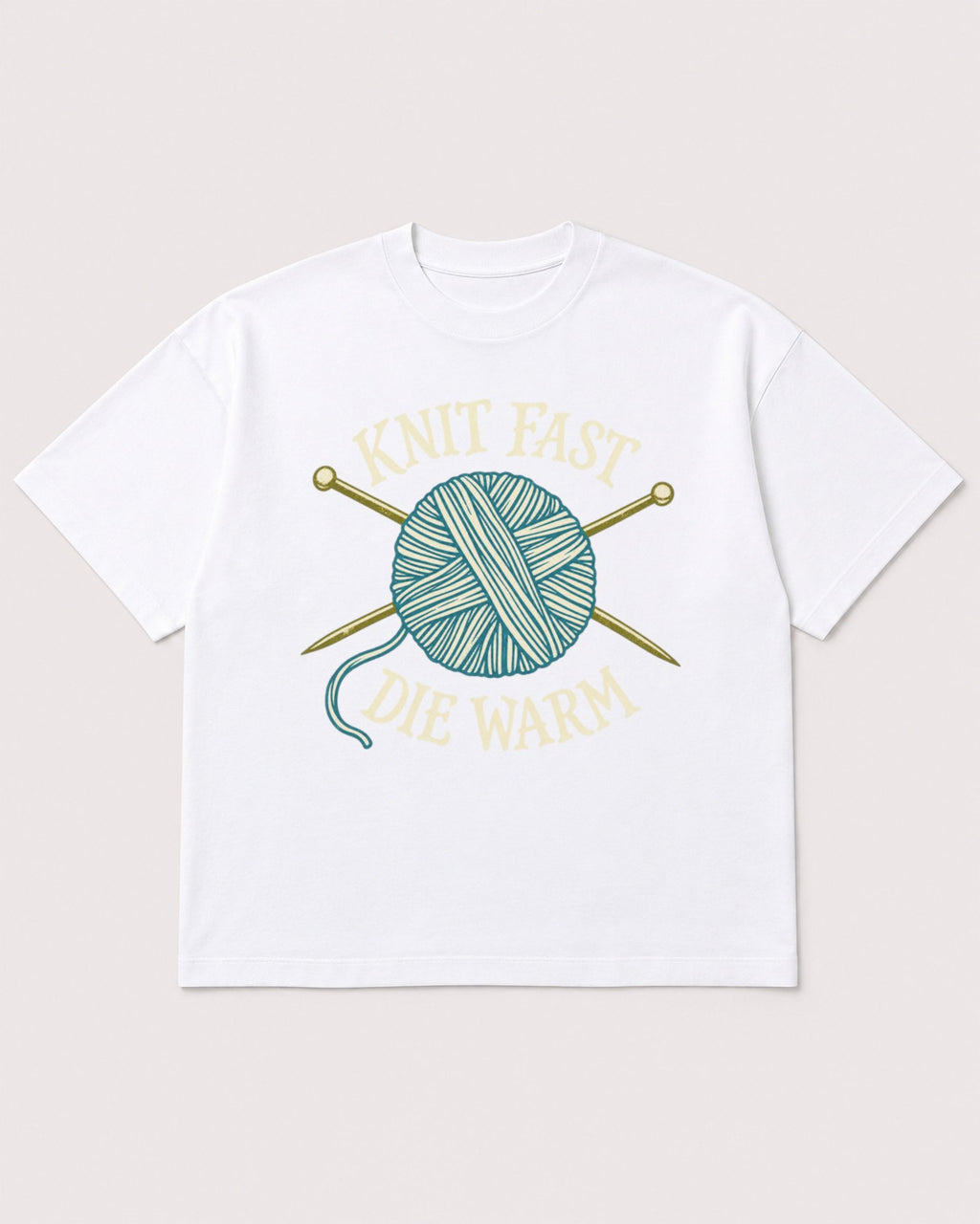 Mockup Boxy Heavyweight Tee White product