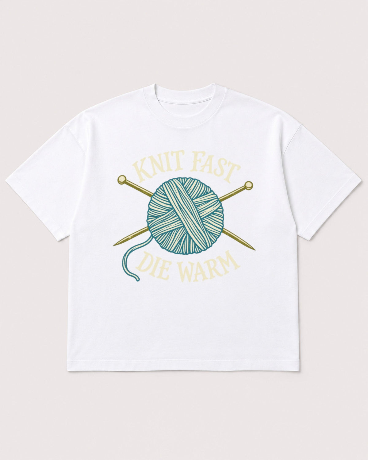 Mockup Boxy Heavyweight Tee White product