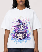 Mockup Boxy Heavyweight Tee White female close-up 04