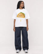 Mockup Boxy Heavyweight Tee White female full-body 04