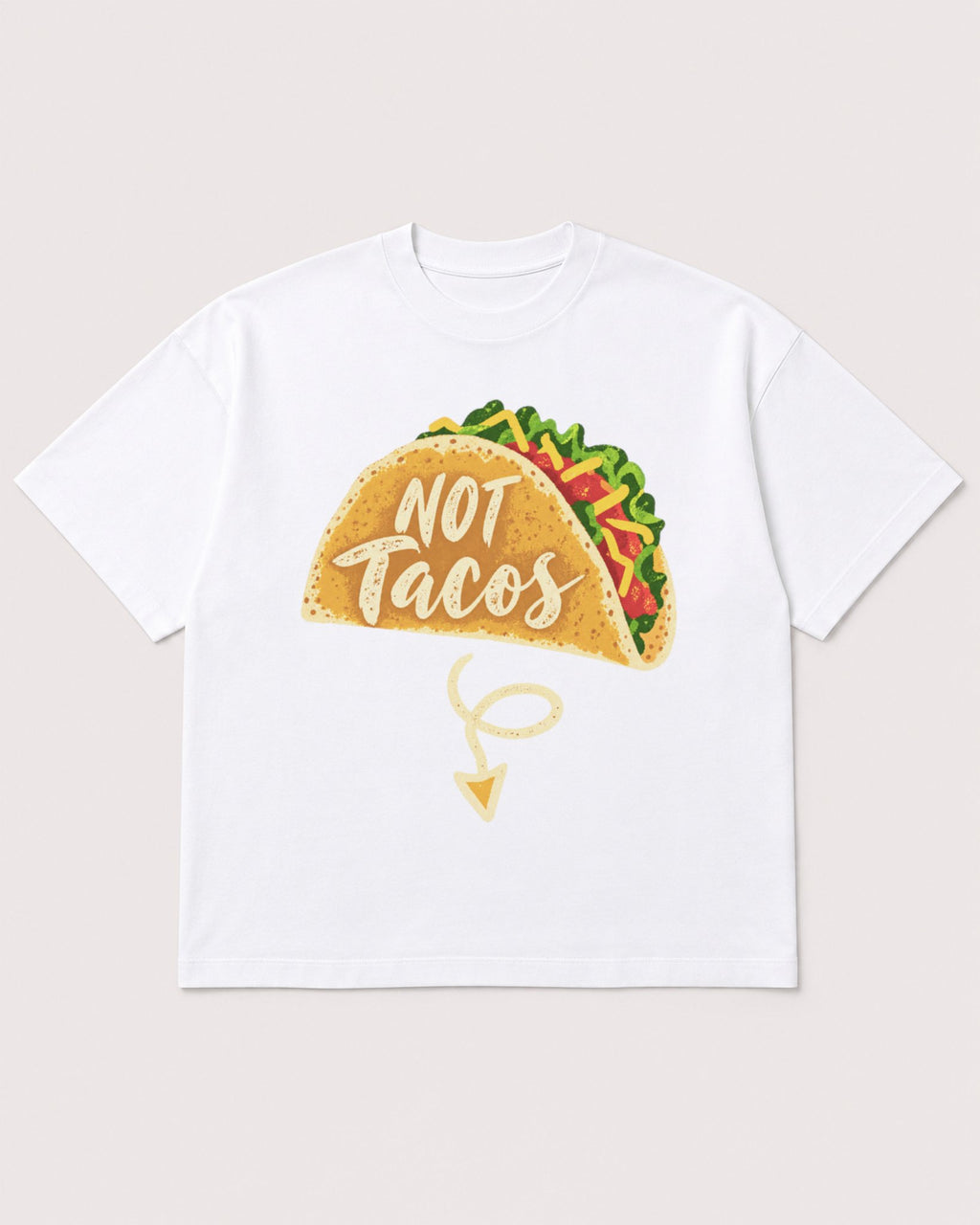 Mockup Boxy Heavyweight Tee White product
