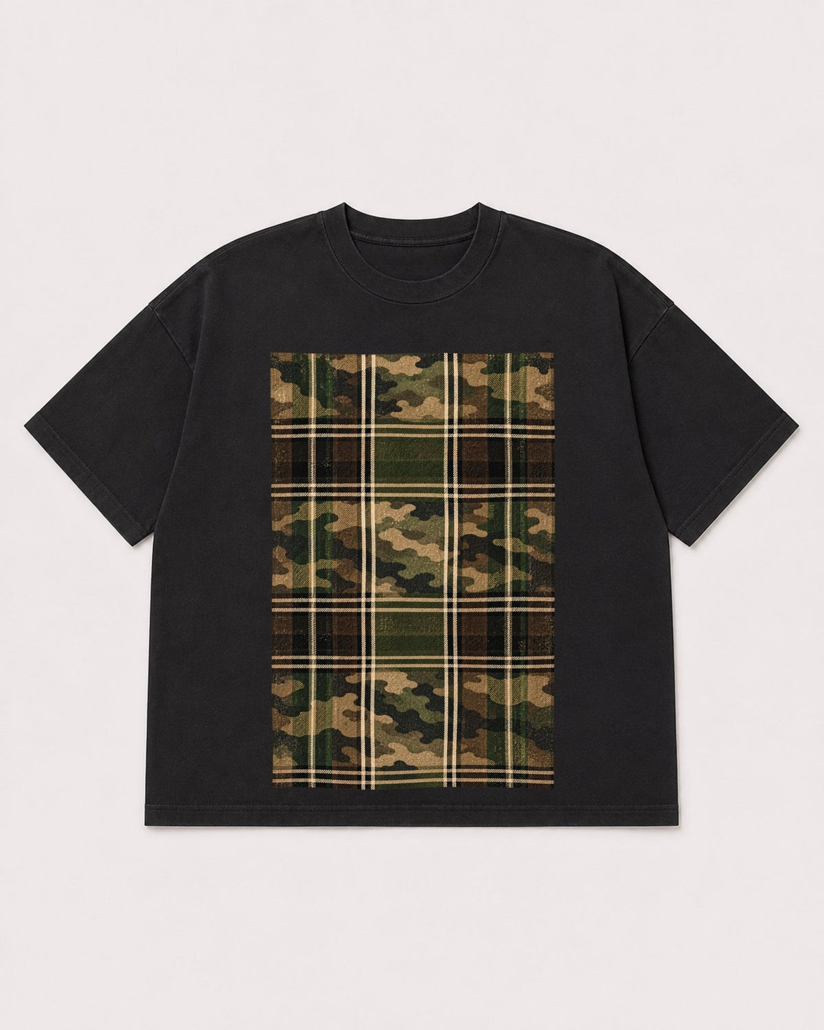 Mockup Boxy Heavyweight Tee Black product