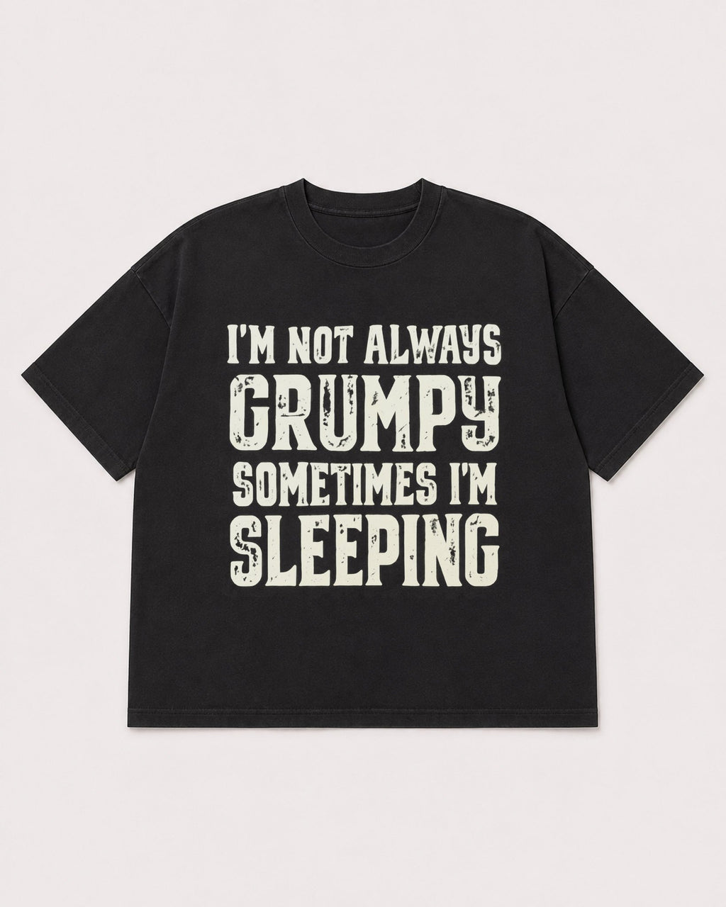Mockup Boxy Heavyweight Tee Black product