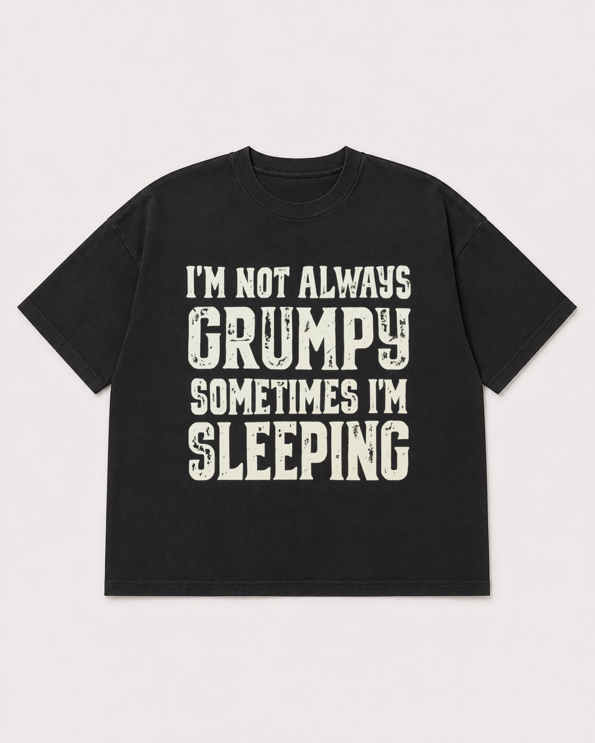 Mockup Boxy Heavyweight Tee Black product