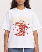 Mockup Boxy Heavyweight Tee White female close-up 06