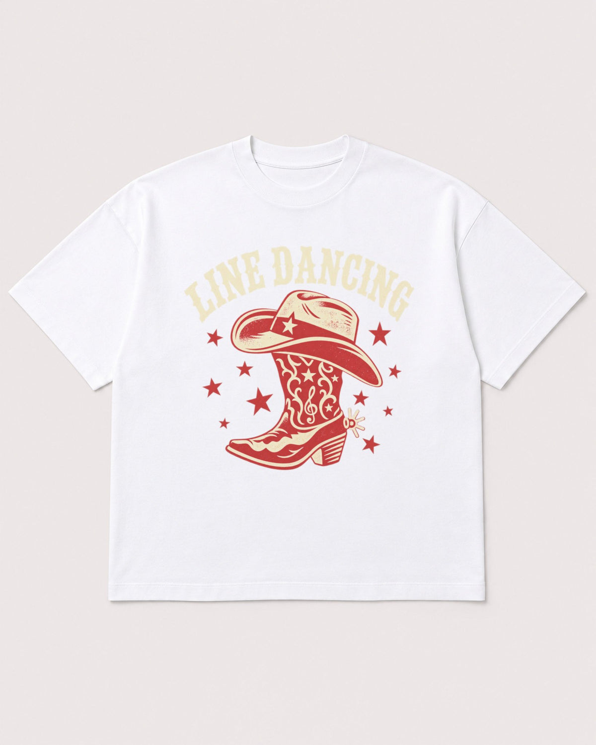 Mockup Boxy Heavyweight Tee White product