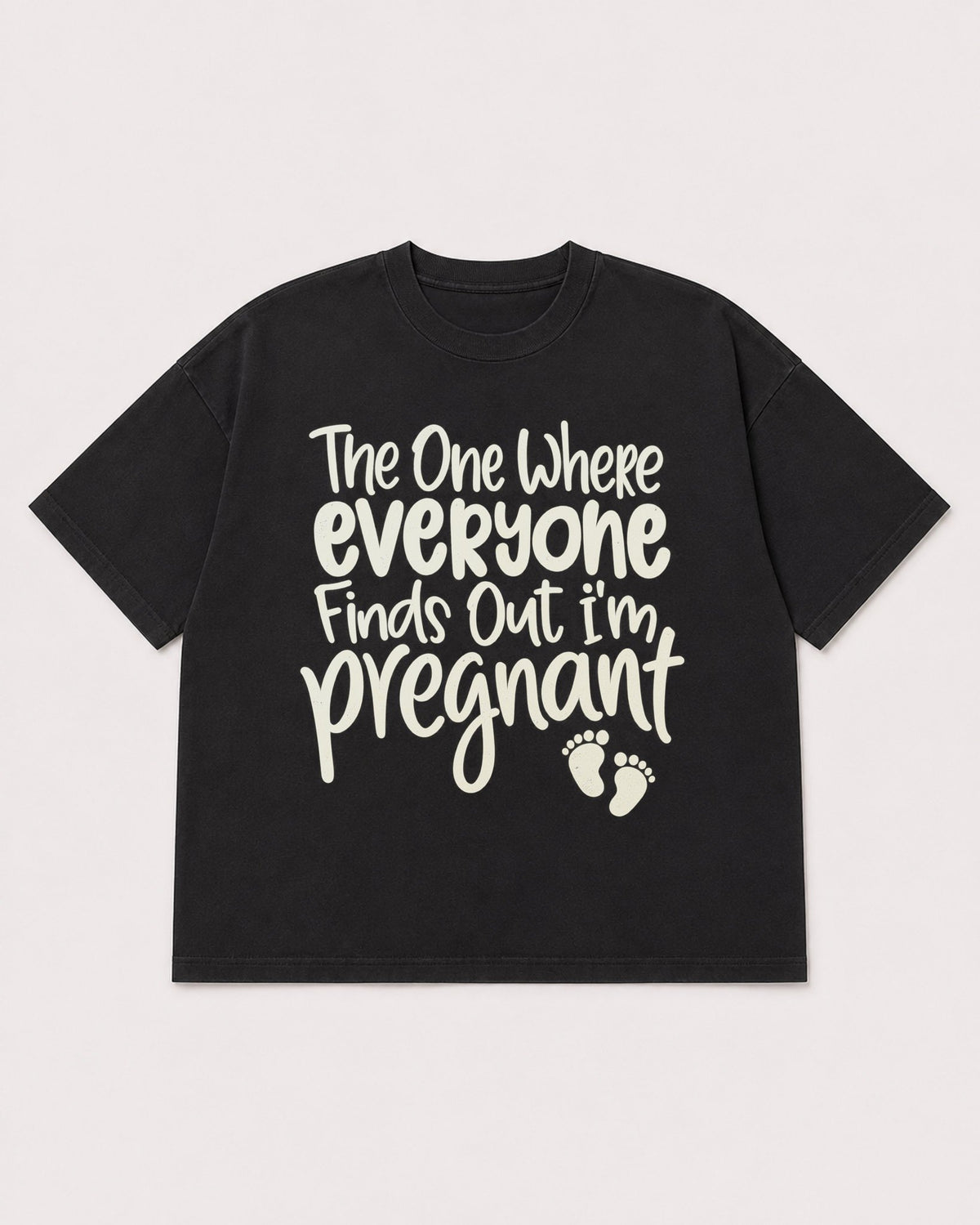 Mockup Boxy Heavyweight Tee Black product