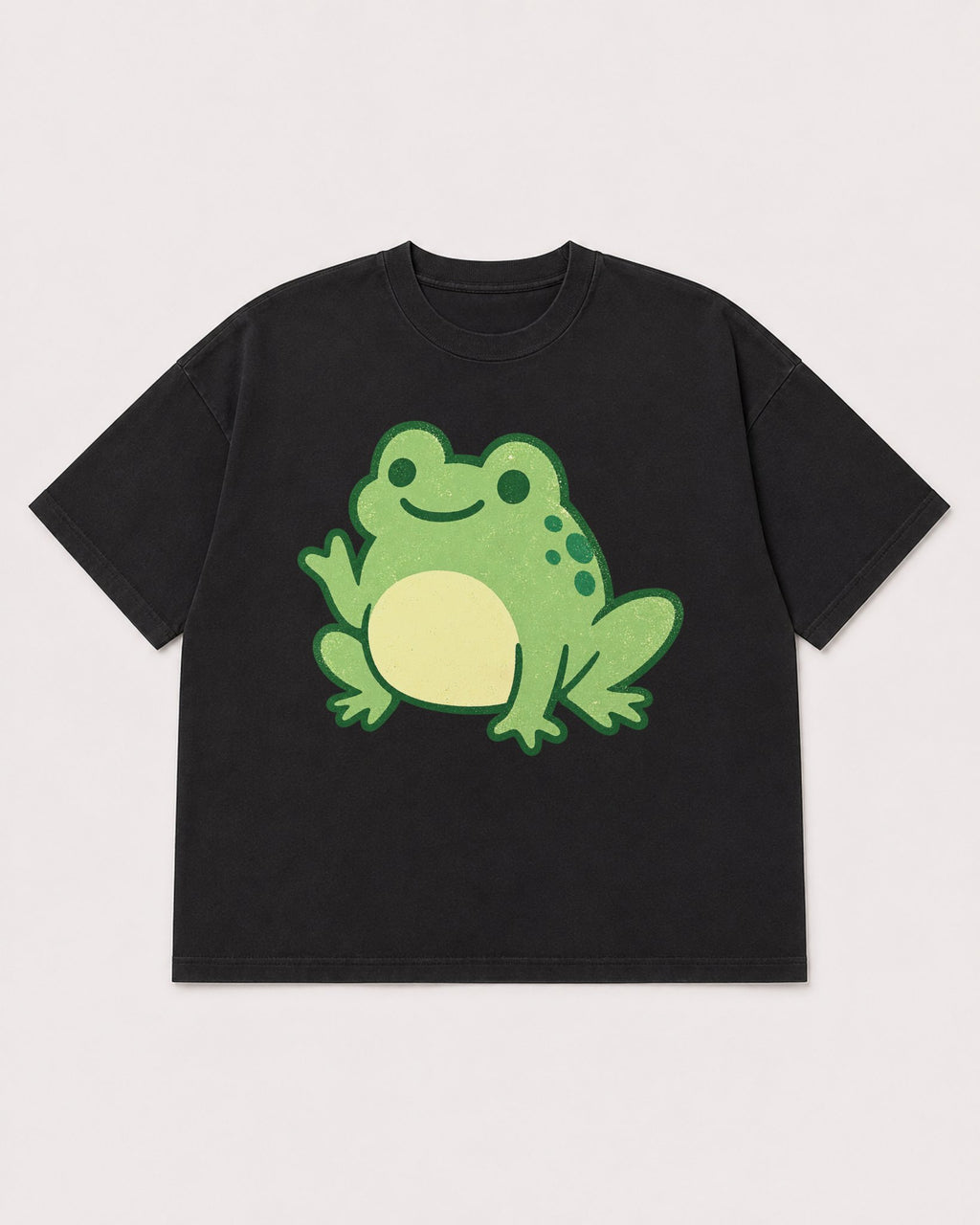 Mockup Boxy Heavyweight Tee Black product