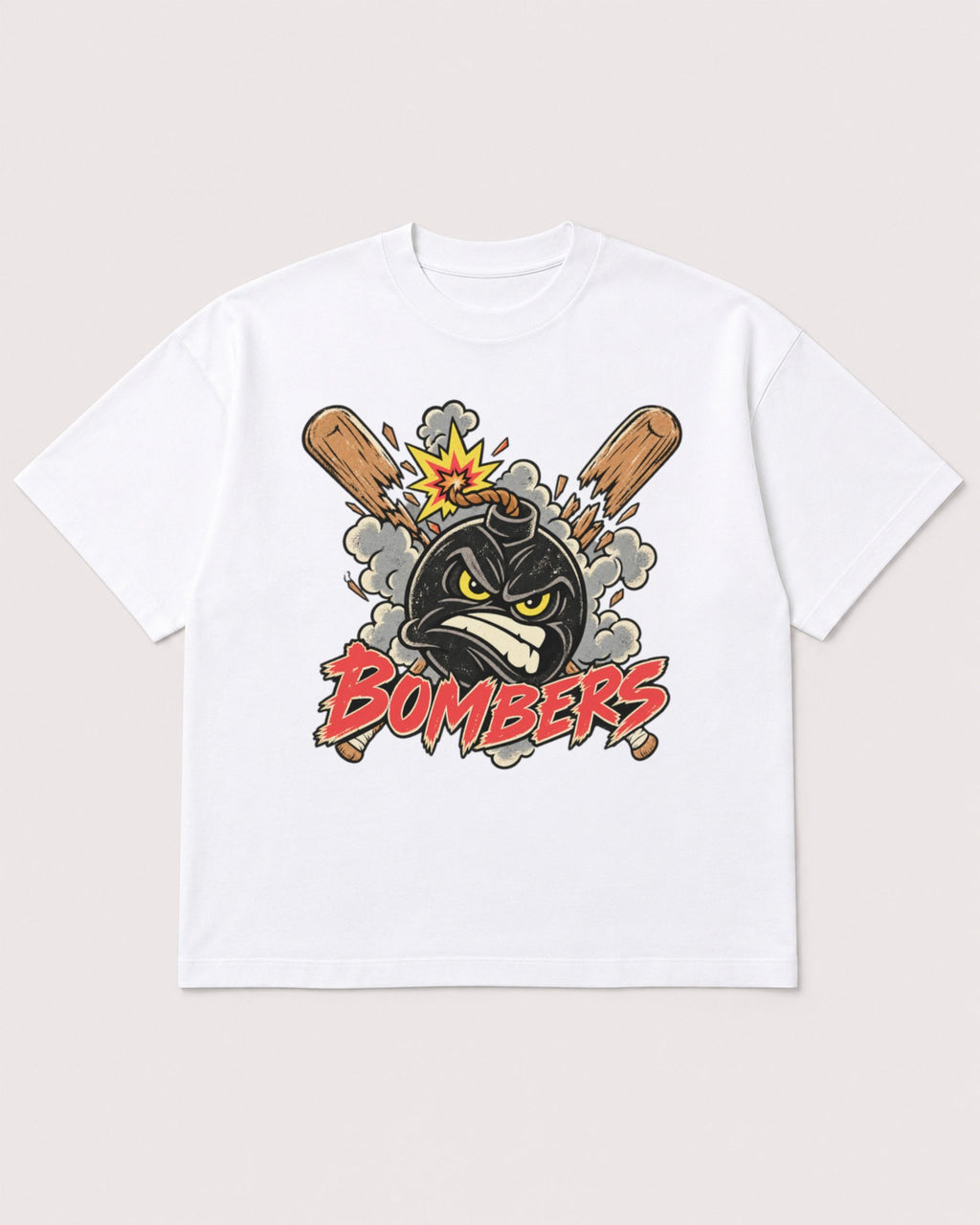 Mockup Boxy Heavyweight Tee White product