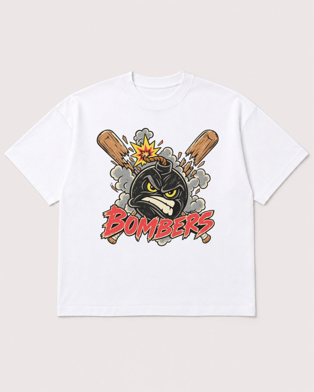 Mockup Boxy Heavyweight Tee White product