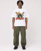 Mockup Boxy Heavyweight Tee White male full-body 04