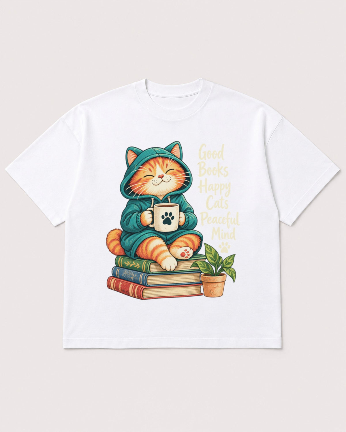 Mockup Boxy Heavyweight Tee White product
