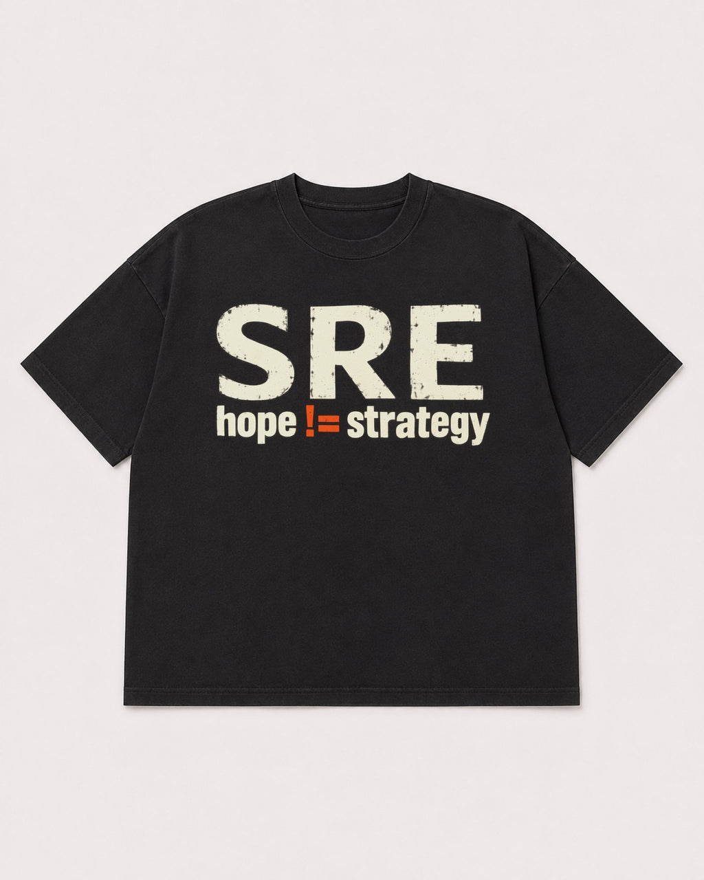 Mockup Boxy Heavyweight Tee Black product