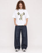 Mockup Boxy Heavyweight Tee White female full-body 09