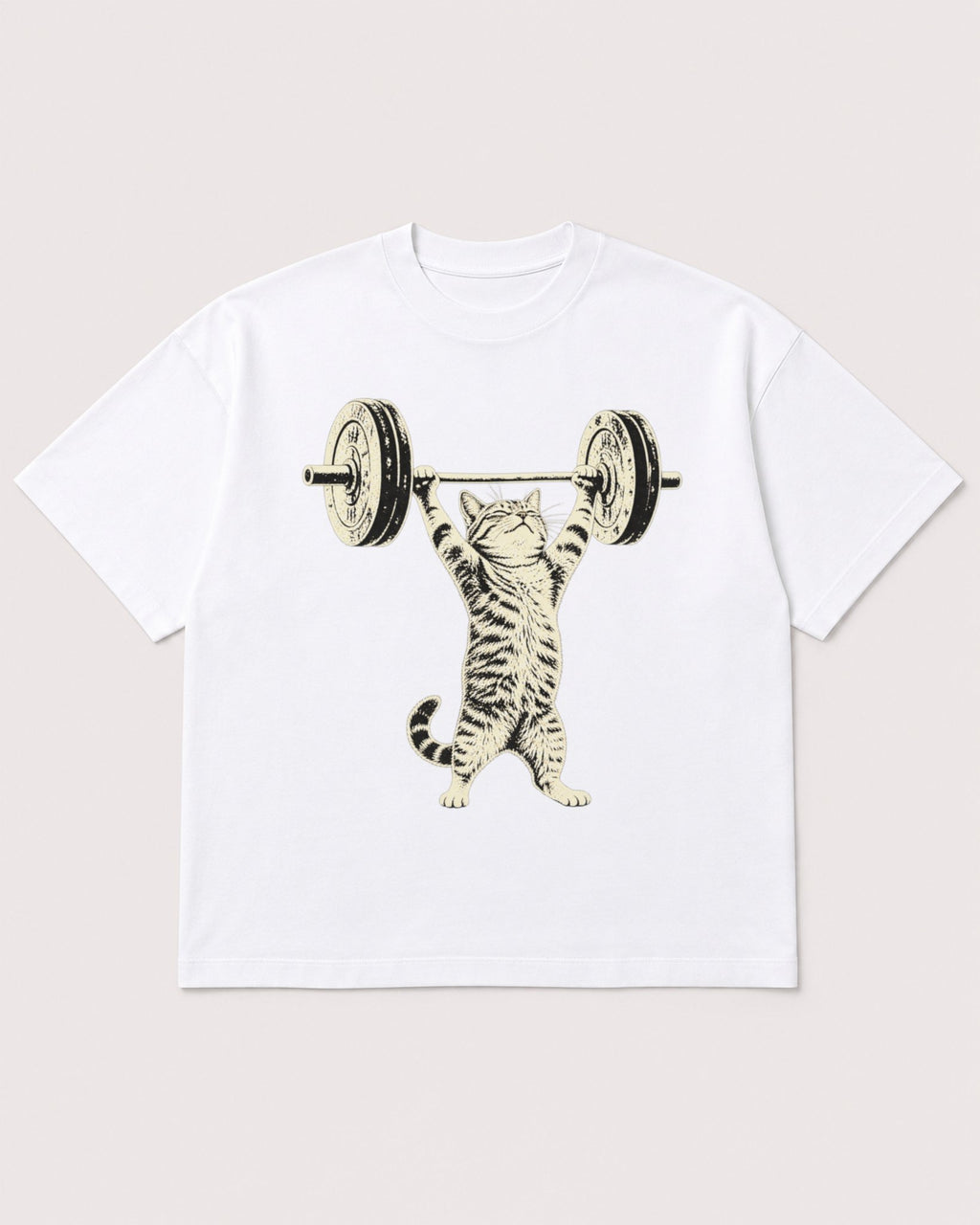 Mockup Boxy Heavyweight Tee White product