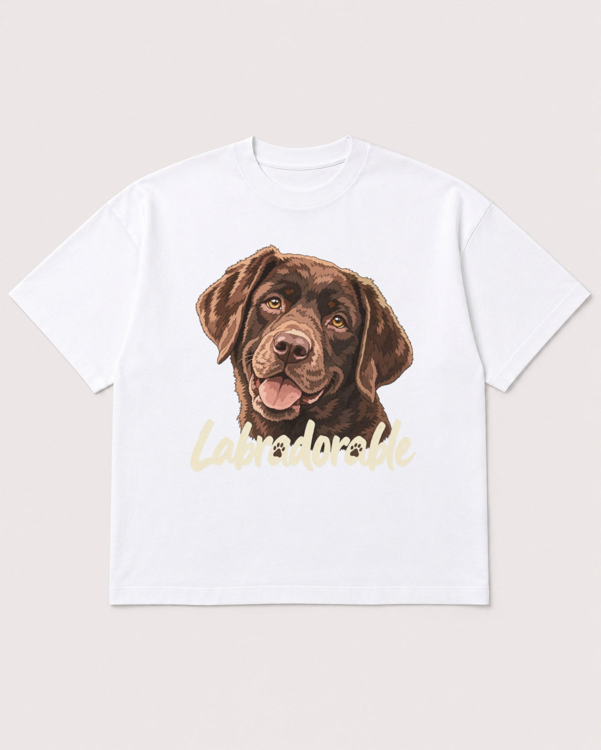 Mockup Boxy Heavyweight Tee White product