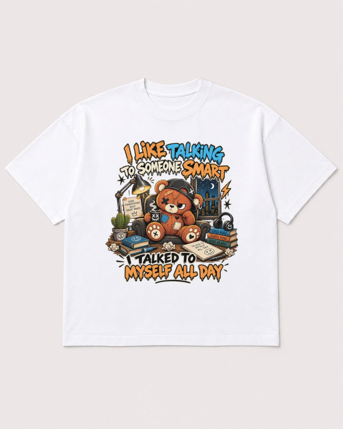 Mockup Boxy Heavyweight Tee White product