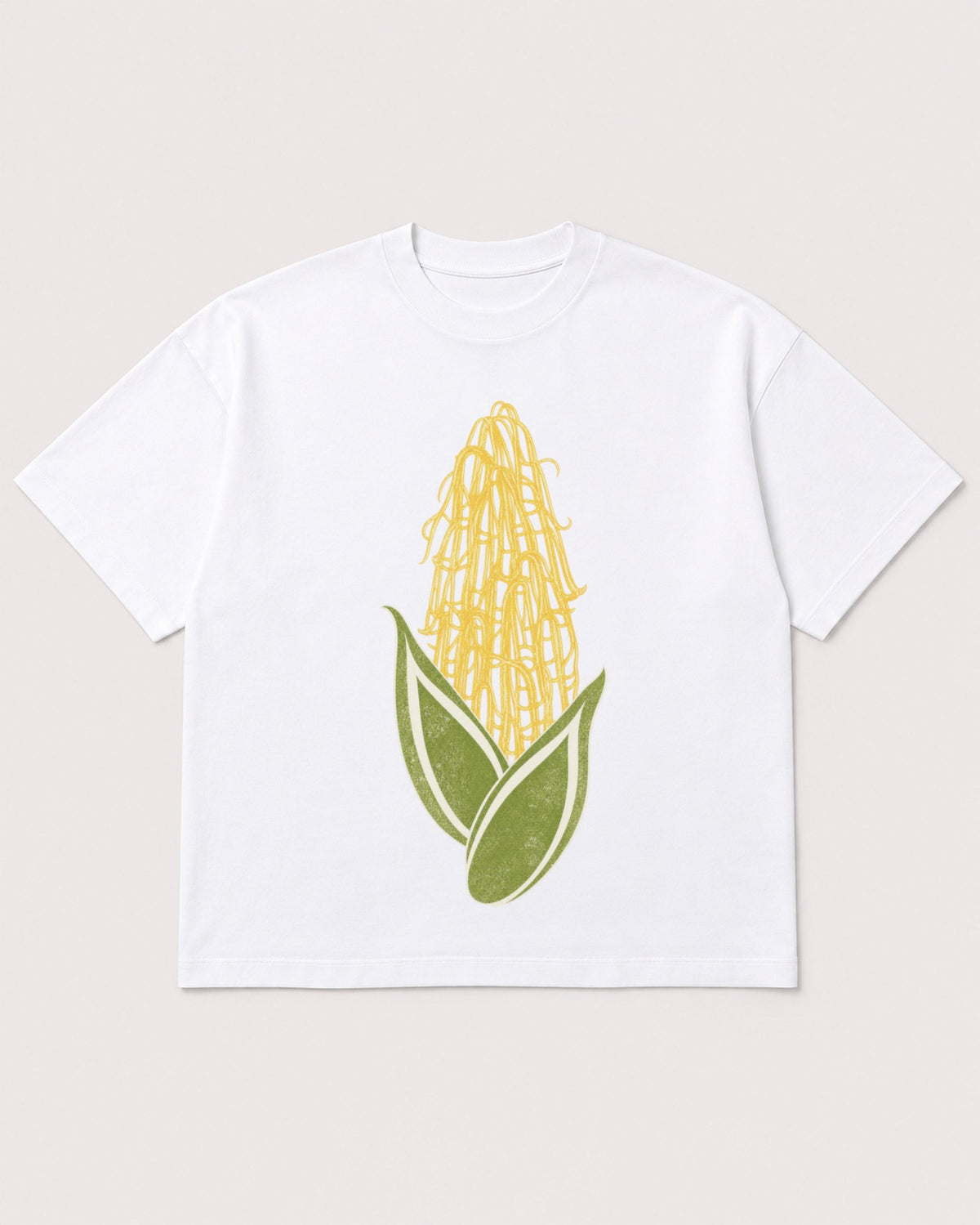 Mockup Boxy Heavyweight Tee White product