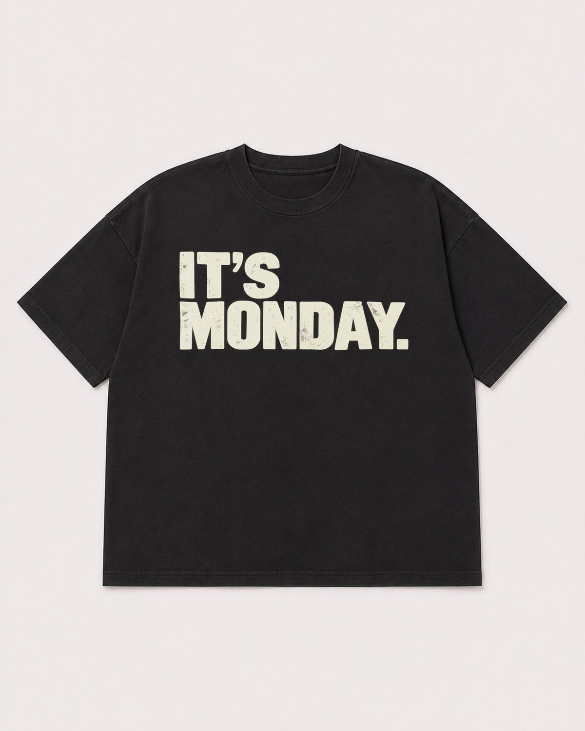 Mockup Boxy Heavyweight Tee Black product