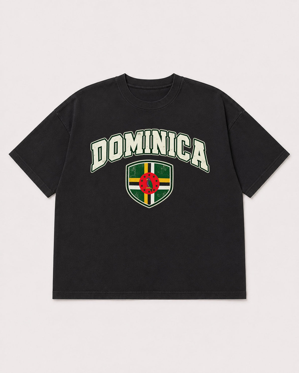 Mockup Boxy Heavyweight Tee Black product