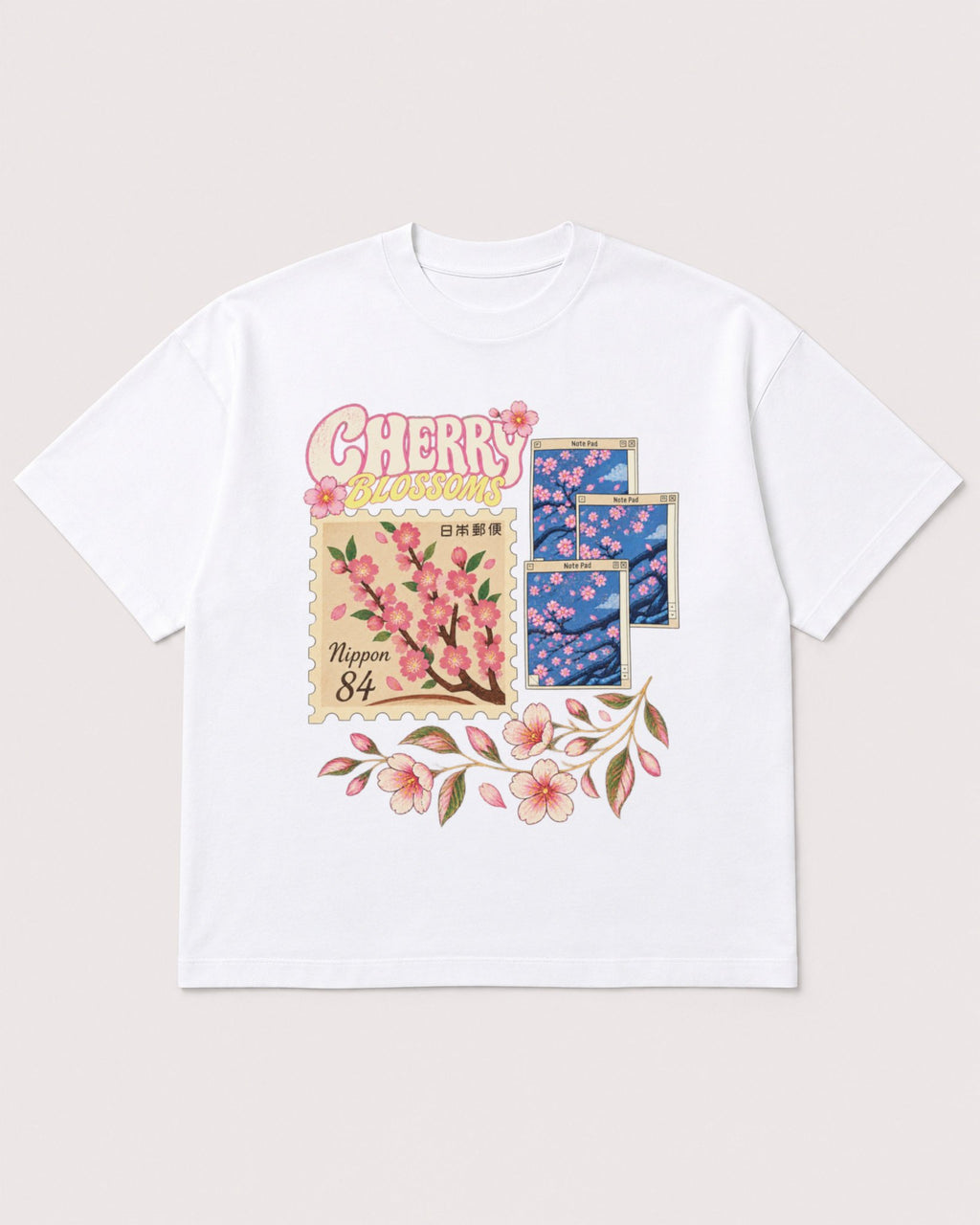 Mockup Boxy Heavyweight Tee White product