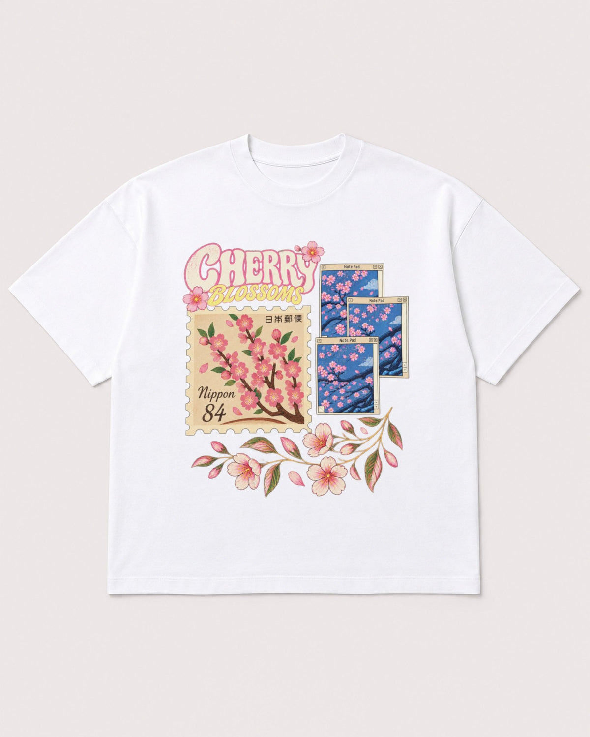 Mockup Boxy Heavyweight Tee White product