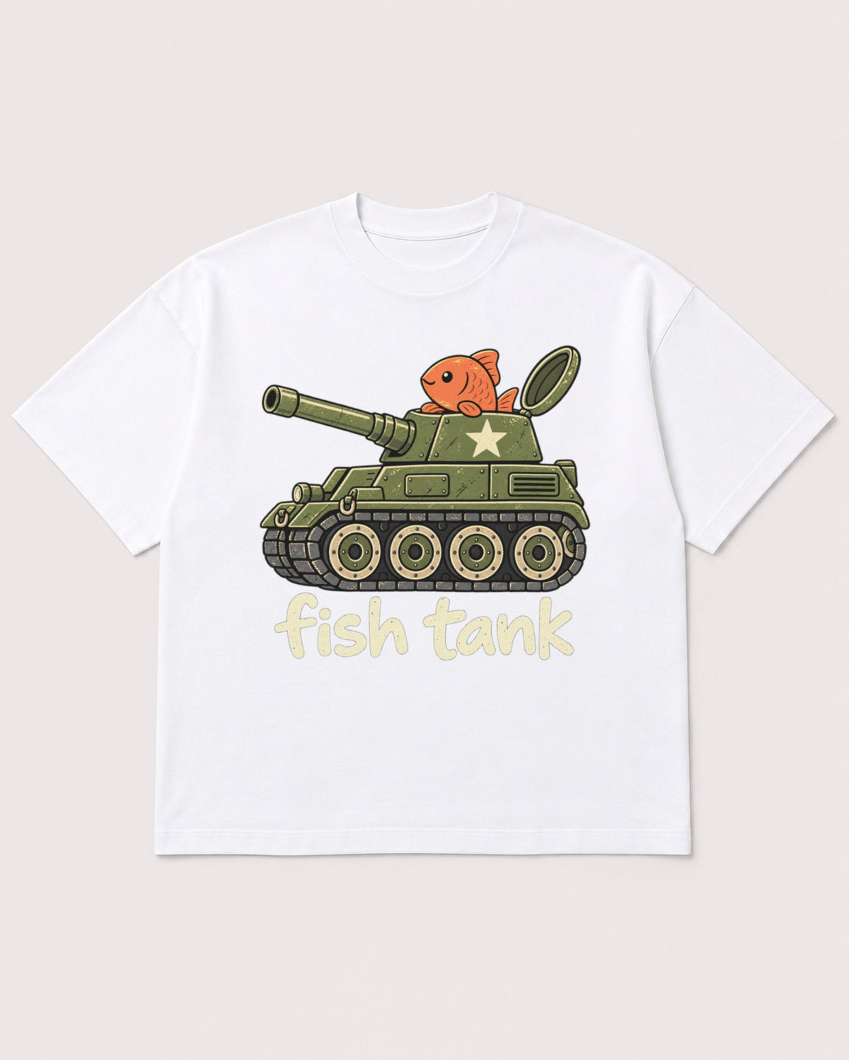Mockup Boxy Heavyweight Tee White product