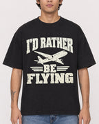 Mockup Boxy Heavyweight Tee Black male close-up 06