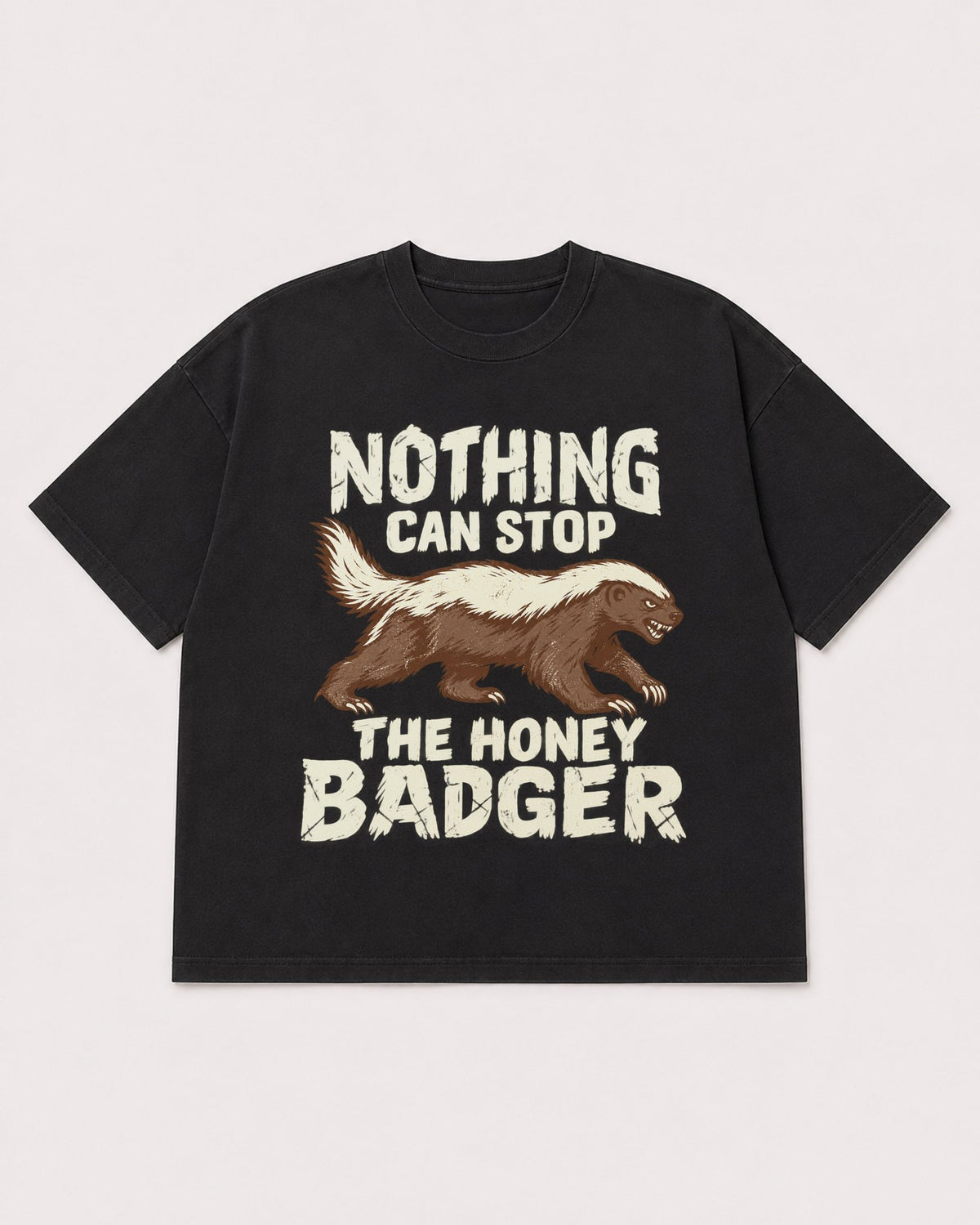 Mockup Boxy Heavyweight Tee Black product