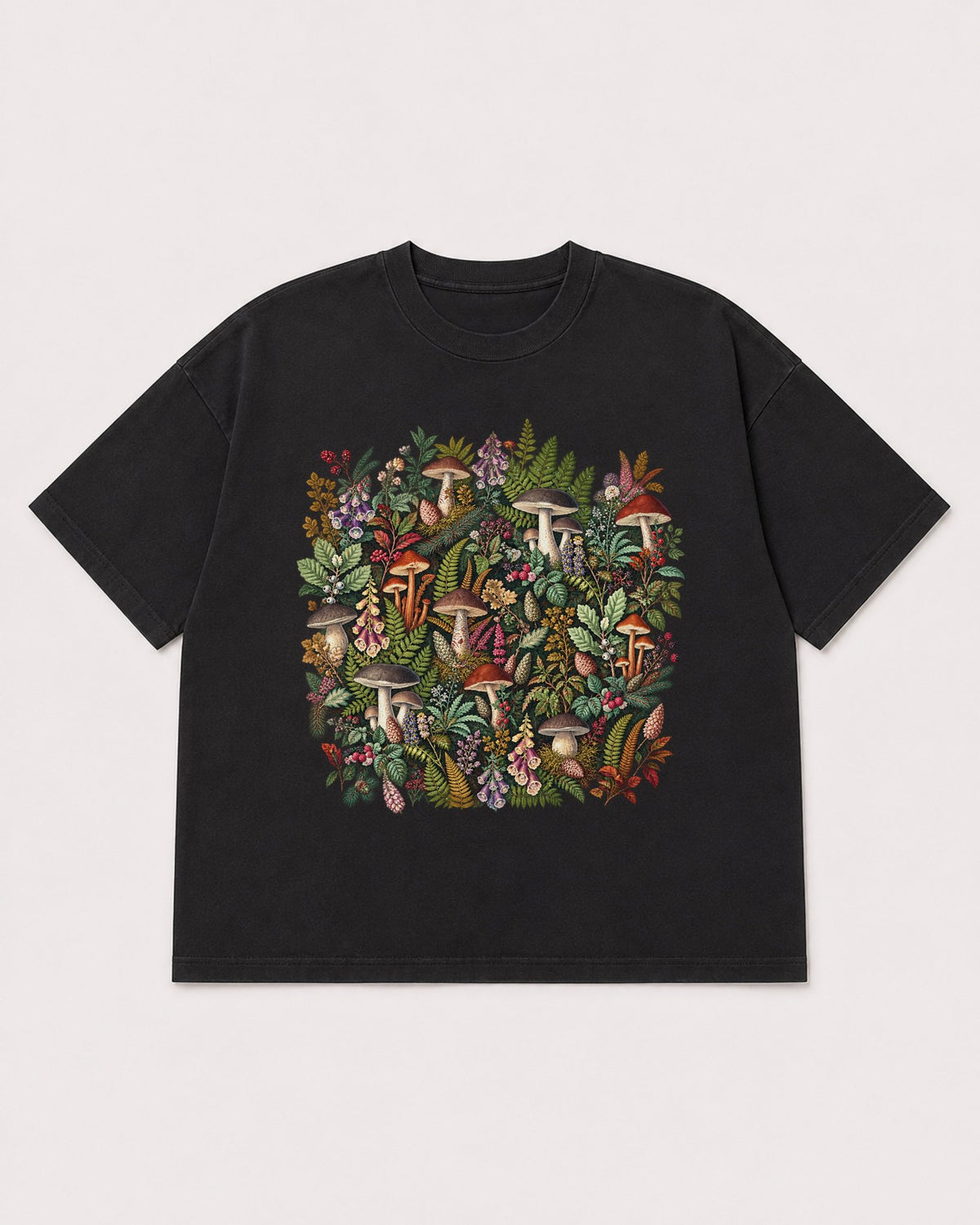 Mockup Boxy Heavyweight Tee Black product