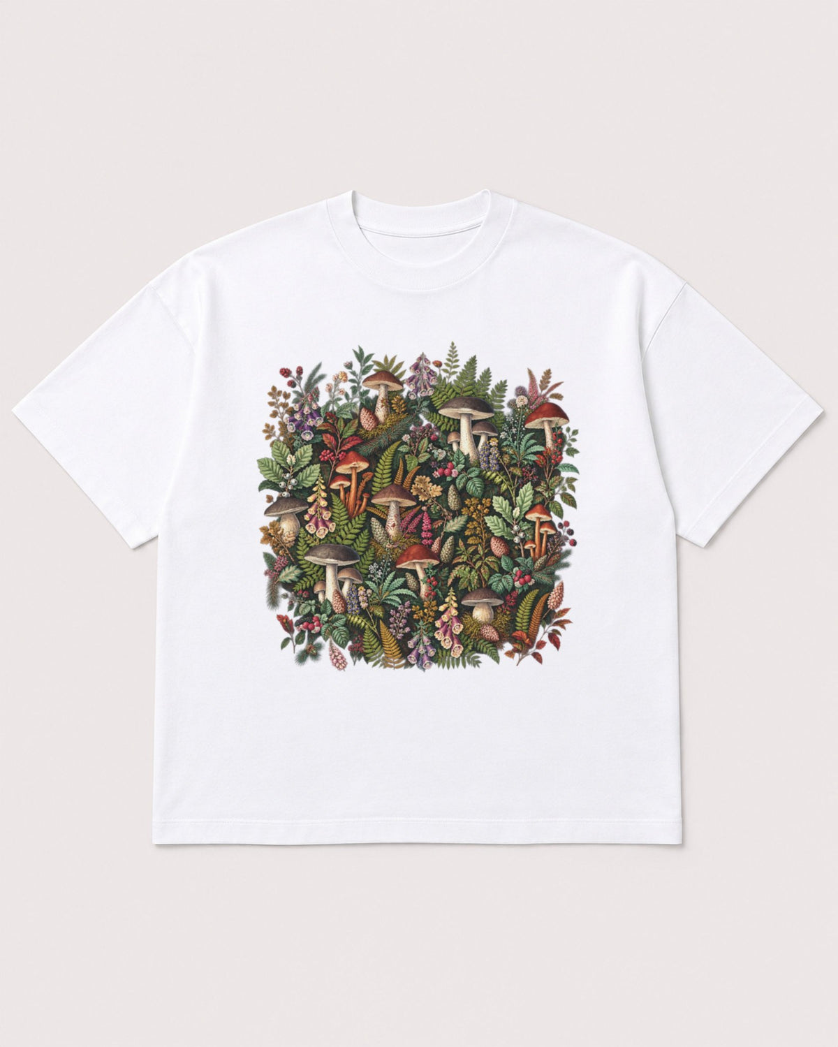 Mockup Boxy Heavyweight Tee White product