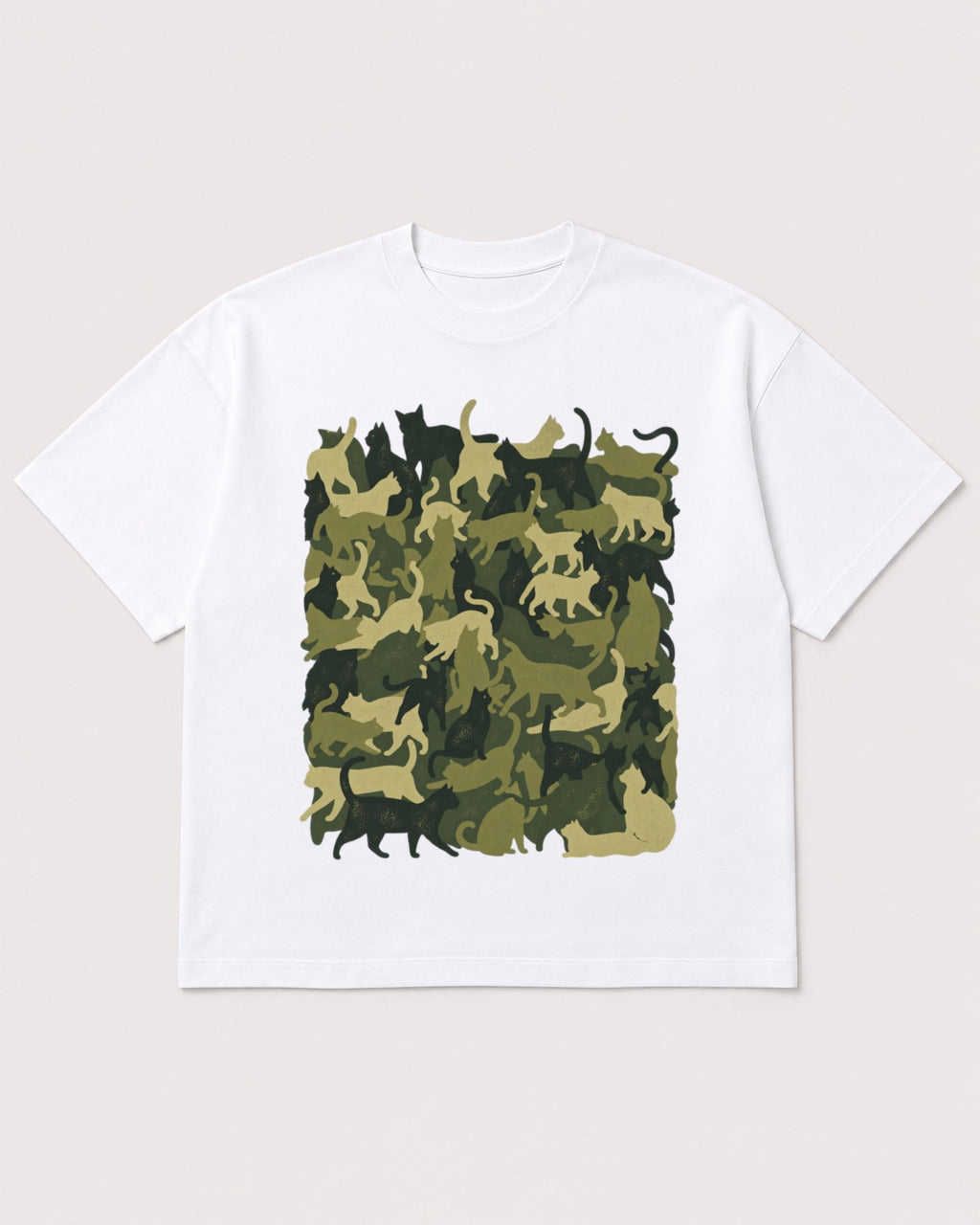 Mockup Boxy Heavyweight Tee White product