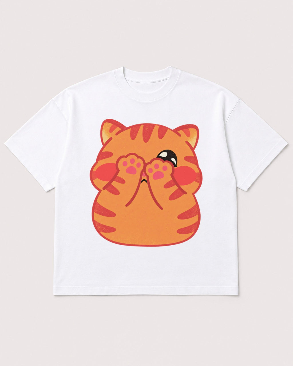 Mockup Boxy Heavyweight Tee White product