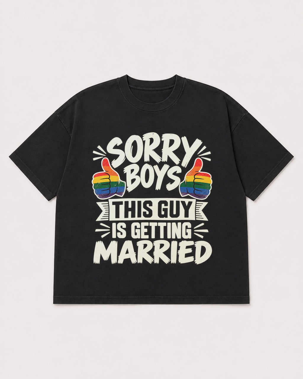 Mockup Boxy Heavyweight Tee Black product