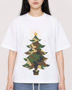 Mockup Boxy Heavyweight Tee White female close-up 01