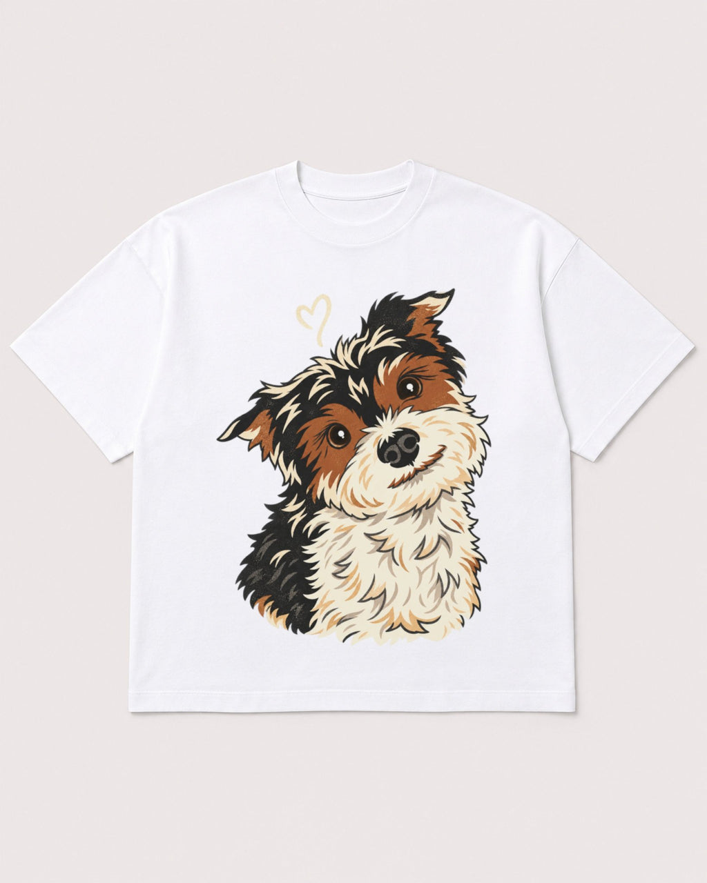 Mockup Boxy Heavyweight Tee White product