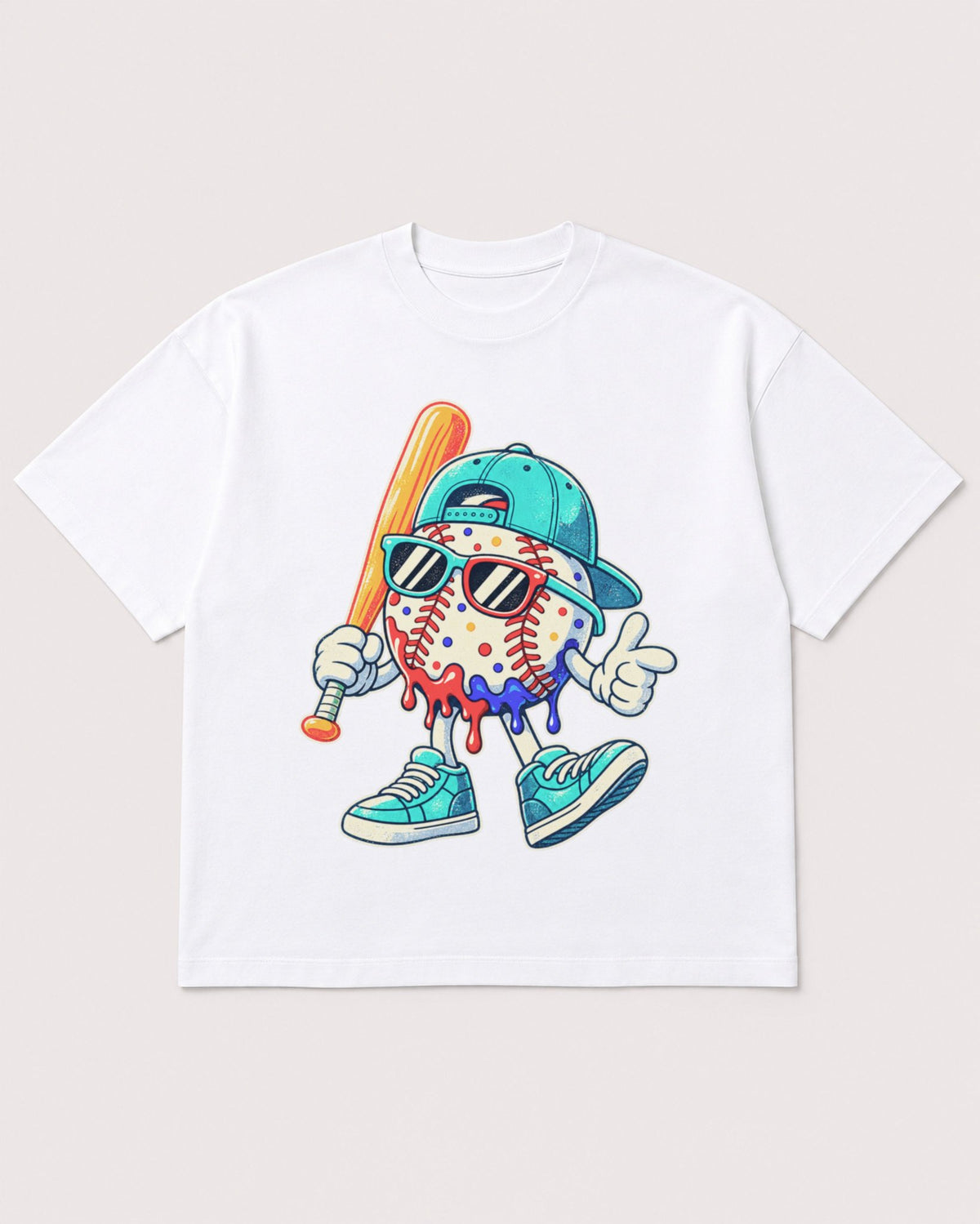 Mockup Boxy Heavyweight Tee White product