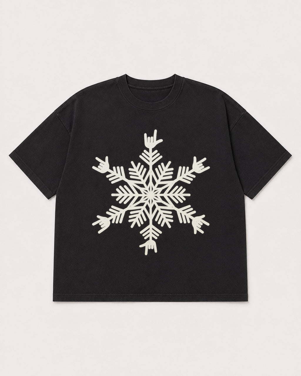 Mockup Boxy Heavyweight Tee Black product