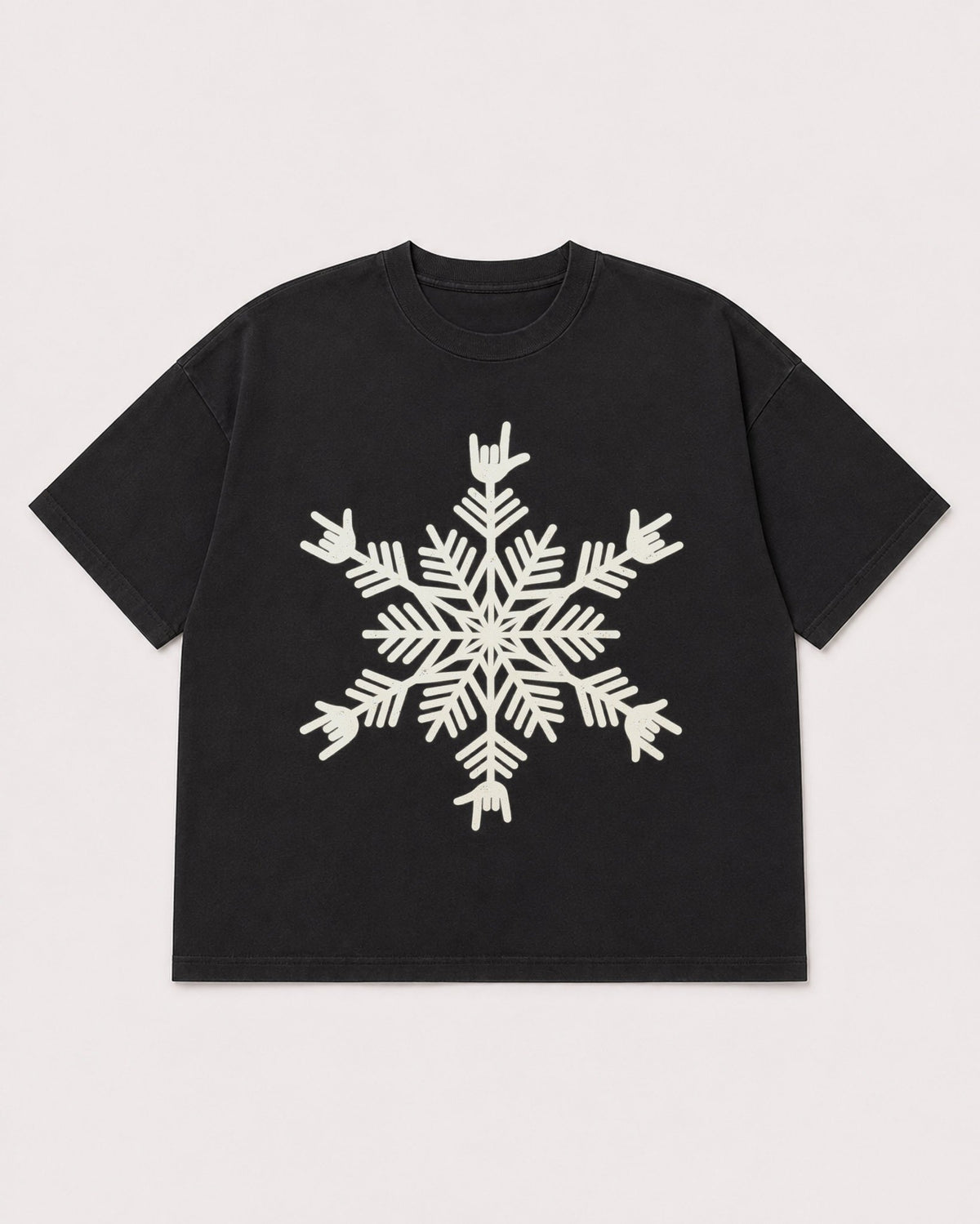 Mockup Boxy Heavyweight Tee Black product