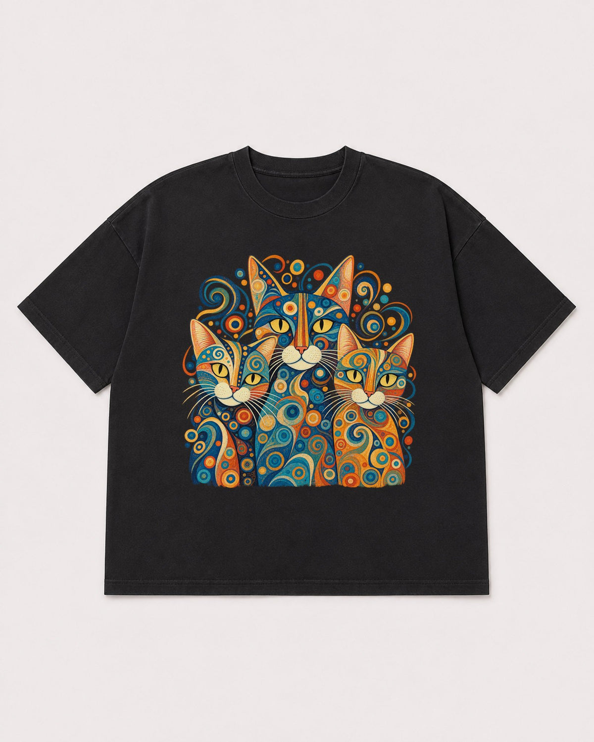 Mockup Boxy Heavyweight Tee Black product