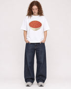 Mockup Boxy Heavyweight Tee White female full-body 09