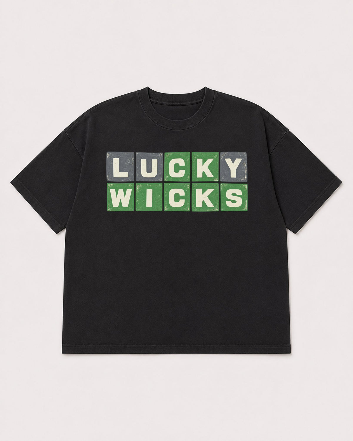 Mockup Boxy Heavyweight Tee Black product