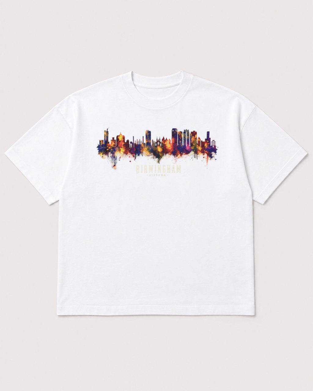 Mockup Boxy Heavyweight Tee White product