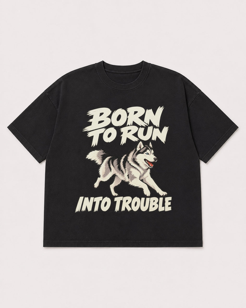 Mockup Boxy Heavyweight Tee Black product