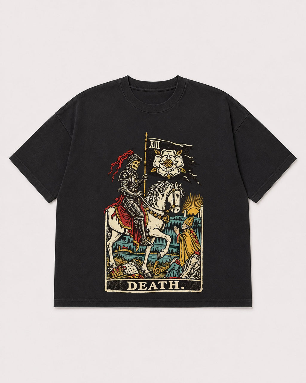 Mockup Boxy Heavyweight Tee Black product