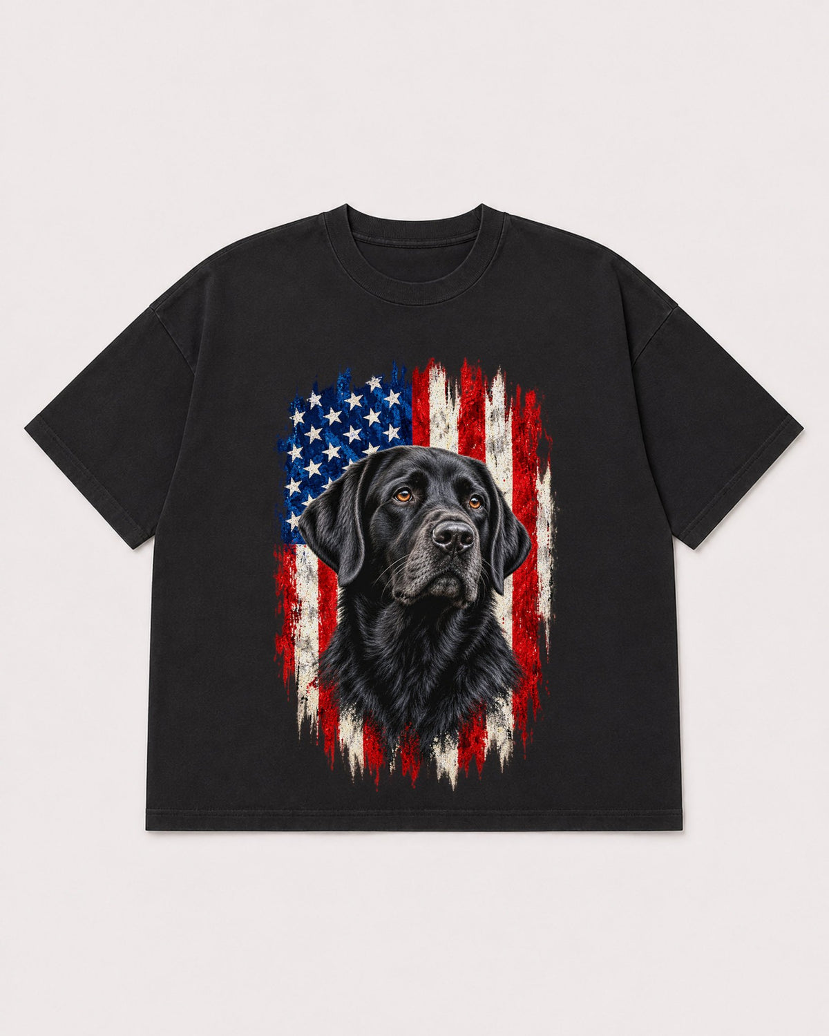 Mockup Boxy Heavyweight Tee Black product