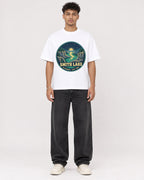 Mockup Boxy Heavyweight Tee White male full-body 20