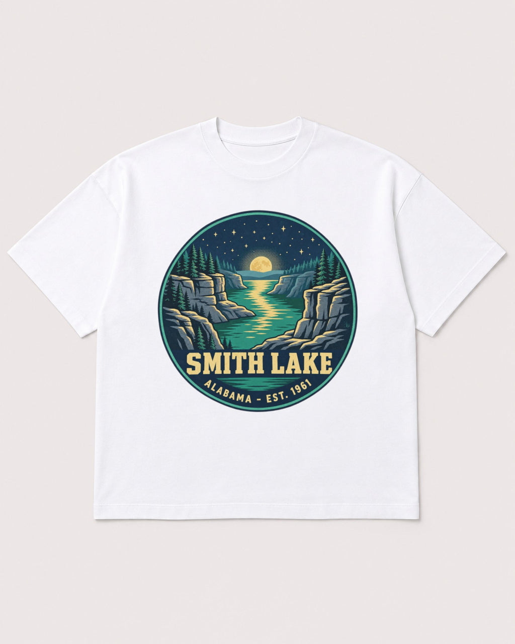 Mockup Boxy Heavyweight Tee White product