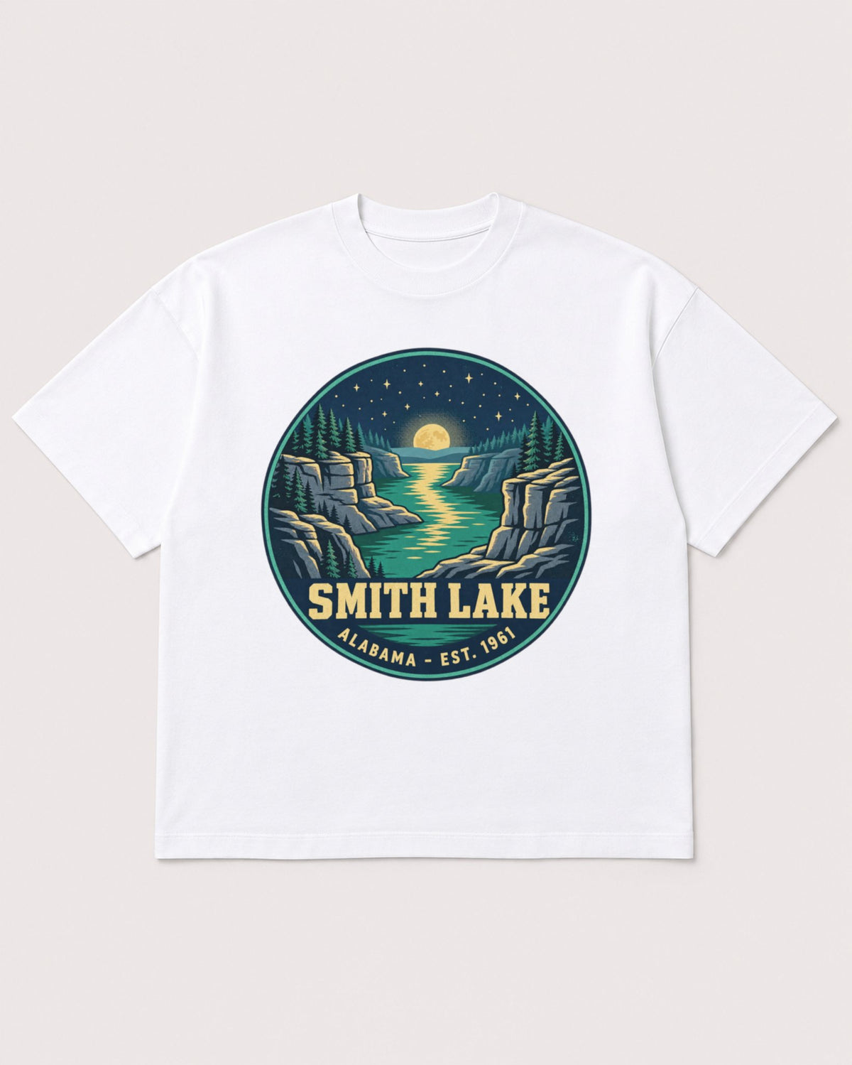 Mockup Boxy Heavyweight Tee White product