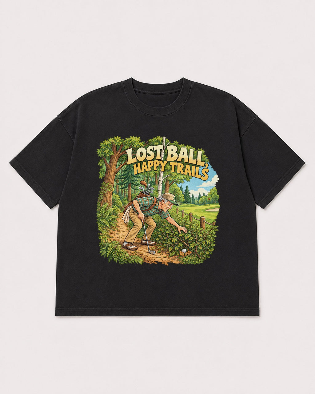 Mockup Boxy Heavyweight Tee Black product